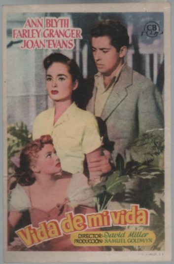PROGRAMA DE CINE: VIDA DE MI VIDA