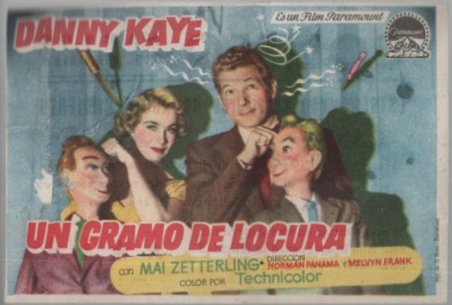 PROGRAMA DE CINE: UN GRAMO DE LOCURA