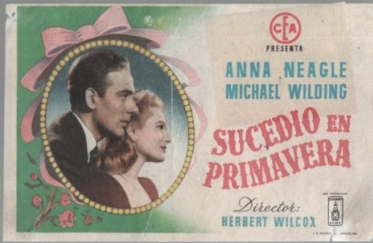 PROGRAMA DE CINE: SUCEDIÓ EN PRIMAVERA