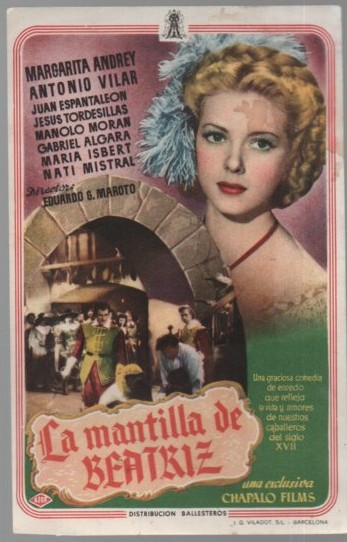 PROGRAMA DE CINE: LA MANTILLA DE BEATRIZ