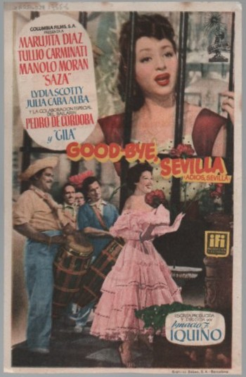 PROGRAMA DE CINE: GOOD BYE, SEVILLA