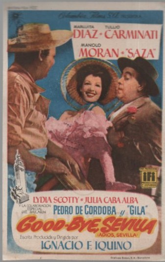 PROGRAMA DE CINE: GOOD-BYE SEVILLA