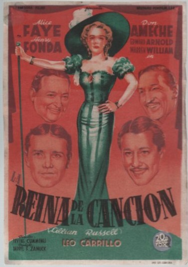 PROGRAMA DE CINE: LA REINA DE LA CANCION