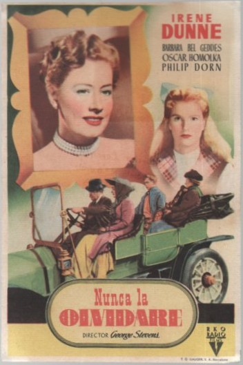 PROGRAMA DE CINE: NUNCA LA OLVIDARÉ