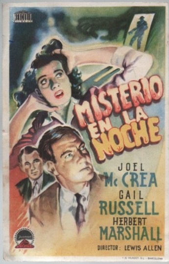 PROGRAMA DE CINE: MISTERIO EN LA NOCHE