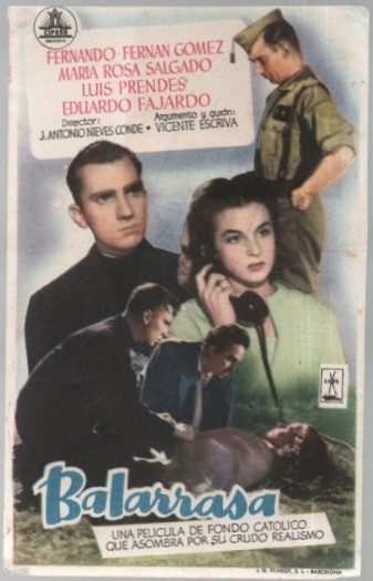 PROGRAMA DE CINE: BALARRASA