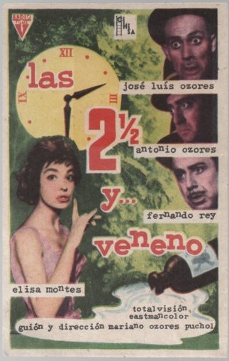 PROGRAMA DE CINE: LAS 2 1/2 Y… VENENO