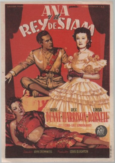 PROGRAMA DE CINE: ANA Y EL REY DE SIAM