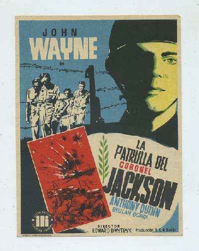 PROGRAMA DE CINE: LA PATRULLA DEL CORONEL JACKSON