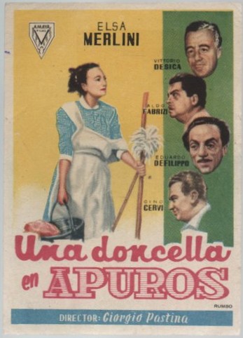 PROGRAMA DE CINE: UNA DONCELLA EN APUROS