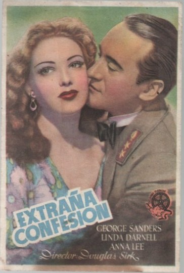PROGRAMA DE CINE: EXTRAÑA CONFESION
