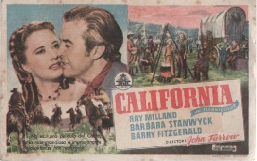 PROGRAMA DE CINE: CALIFORNIA