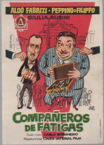 PROGRAMA DE CINE: COMPAÑEROS DE FATIGAS