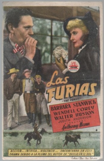 PROGRAMA DE CINE: LAS FURIAS
