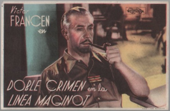 PROGRAMA DE CINE: DOBLE CRIMEN EN LA LINEA MAGINOT