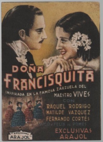 PROGRAMA DE CINE: DOÑA FRANCISQUITA