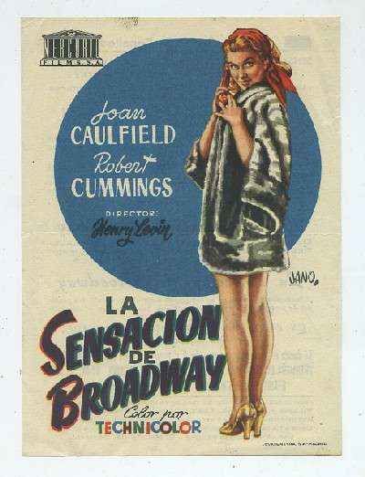PROGRAMA DE CINE: LA SENSACIÓN DE BROADWAY