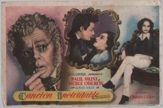 PROGRAMA DE CINE: CANCIÓN INOLVIDABLE