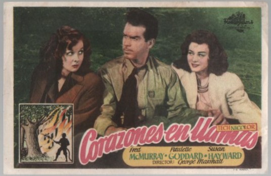 PROGRAMA DE CINE: CORAZONES EN LLAMAS