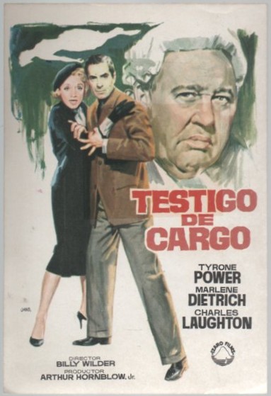 PROGRAMA DE CINE: TESTIGO DE CARGO
