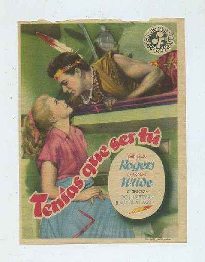 PROGRAMA DE CINE: TENÍAS QUE SER TÚ