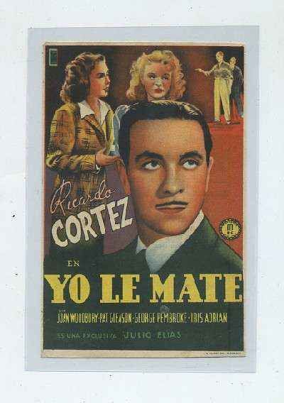 PROGRAMA DE CINE: YO LE MATE