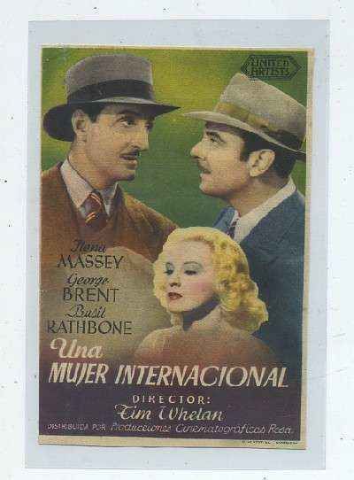 PROGRAMA DE CINE: UNA MUJER INTERNACIONAL