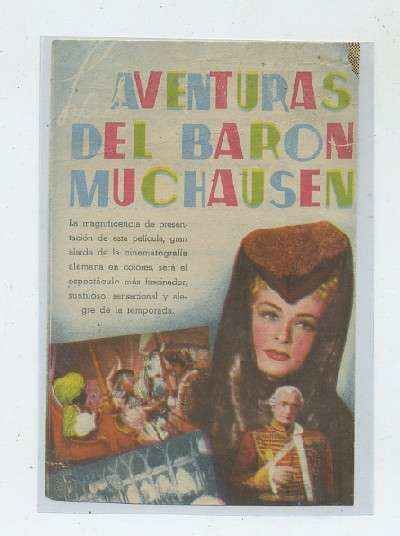 PROGRAMA DE CINE: AVENTURAS DEL BARON MUCHAUSEN