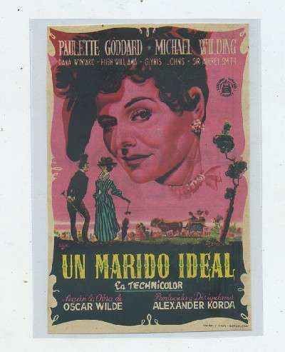 PROGRAMA DE CINE: UN MARIDO IDEAL