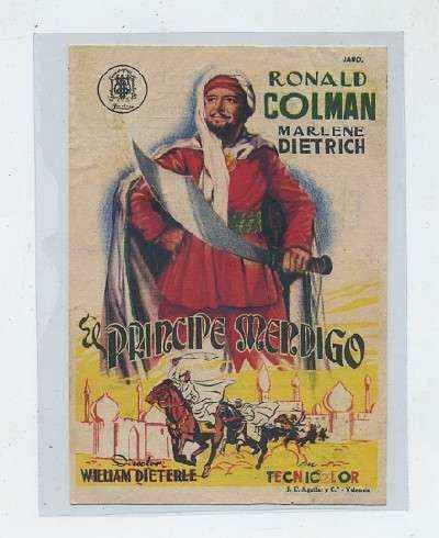 PROGRAMA DE CINE: EL PRINCIPE MENDIGO