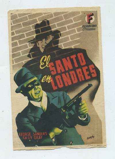 PROGRAMA DE CINE: EL SANTO EN LONDRES