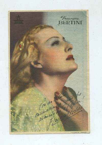 PROGRAMA DE CINE: FRANCESCA BERTINI