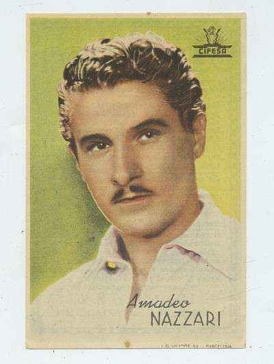 PROGRAMA DE CINE: AMADEO NAZZARI