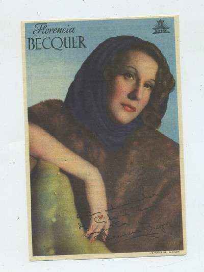 PROGRAMA DE CINE: FLORENCIA BECQUER