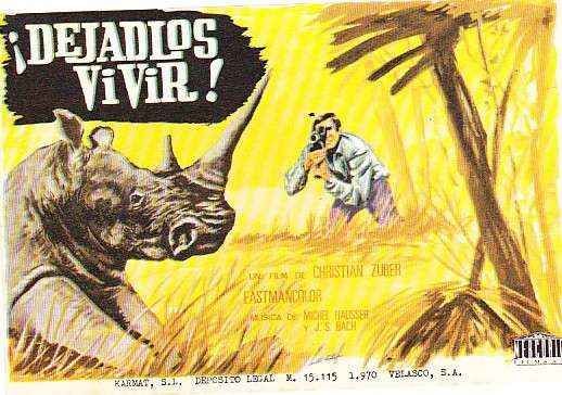PROGRAMA DE CINE: DEJARLOS VIVIR