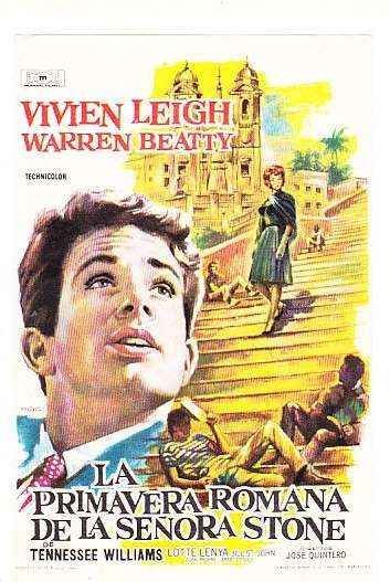 PROGRAMA DE CINE: LA PRIMAVERA ROMANA DE LA SEÑORA STONE