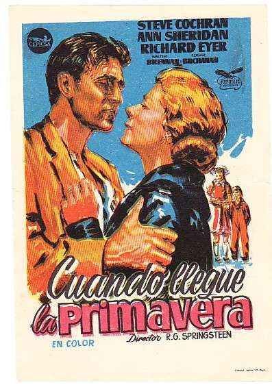 PROGRAMA DE CINE: CUANDO LLEGUE LA PRIMAVERA