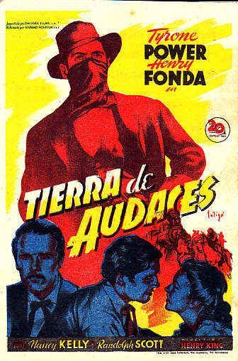 PROGRAMA DE CINE: TIERRA DE AUDACES