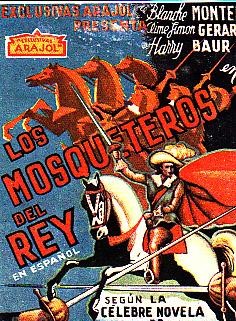 PROGRAMA DE CINE: LOS TRES MOSQUETEROS DEL REY