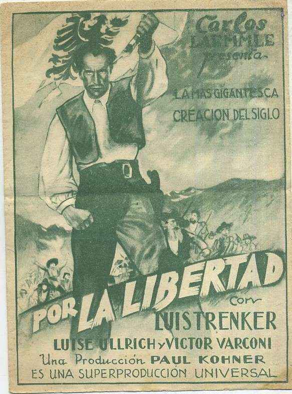 PROGRAMA DE CINE: POR LA LIBERTAD