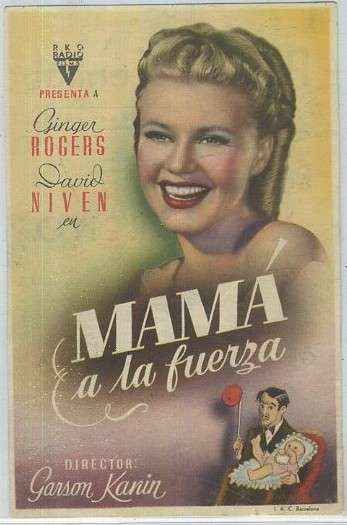 PROGRAMA DE CINE: MAMA A LA FUERZA