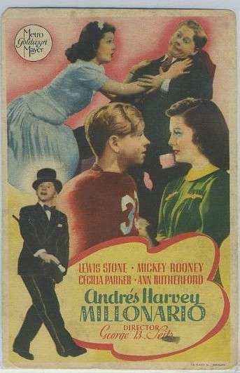 PROGRAMA DE CINE: ANDRES HARVEY MILLONARIO