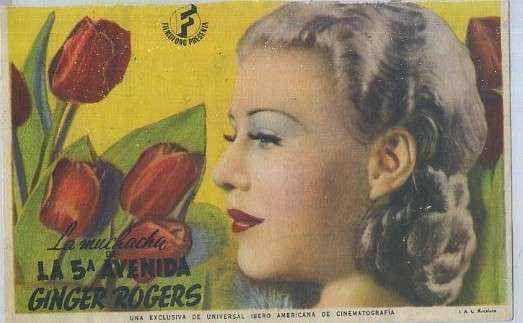 PROGRAMA DE CINE: LA MUCHACHA DE LA QUINTA AVENIDA