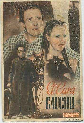 PROGRAMA DE CINE: EL CURA GAUCHO