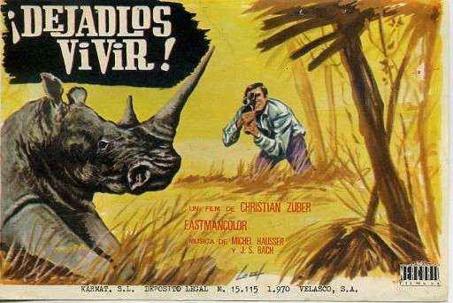 PROGRAMA DE CINE: DEJADOLOS VIVIR