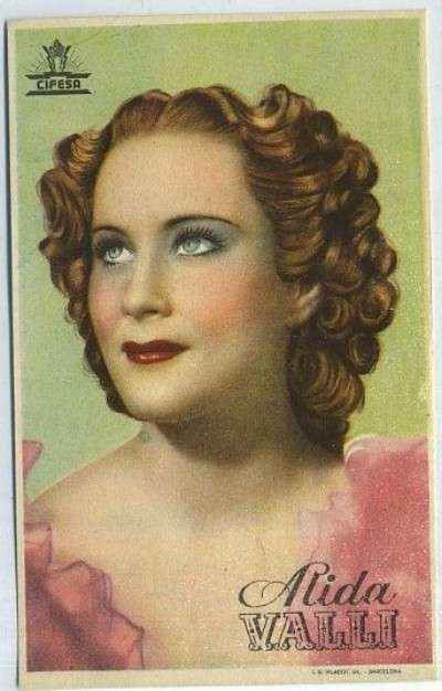 FOLLETO DE MANO: ALIDA VALLI