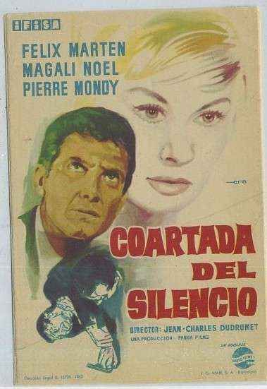 PROGRAMA DE CINE: COARTADA DEL SILENCIO