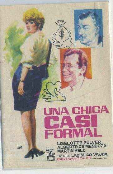 PROGRAMA DE CINE: UNA CHICA CASI FORMAL