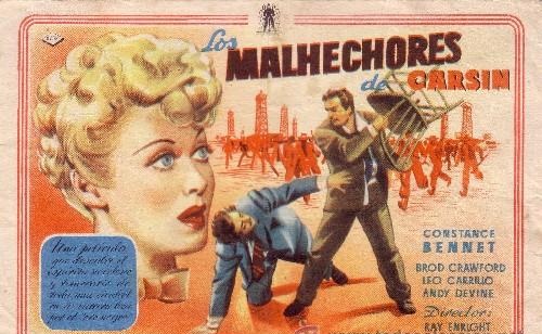 PROGRAMA DE CINE:LOS MALHECHORES DE CARSIN
