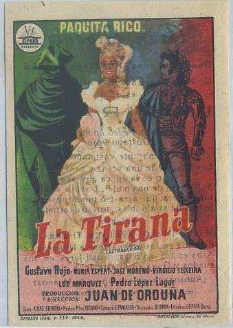 PROGRAMA DE CINE: LA TIRANA